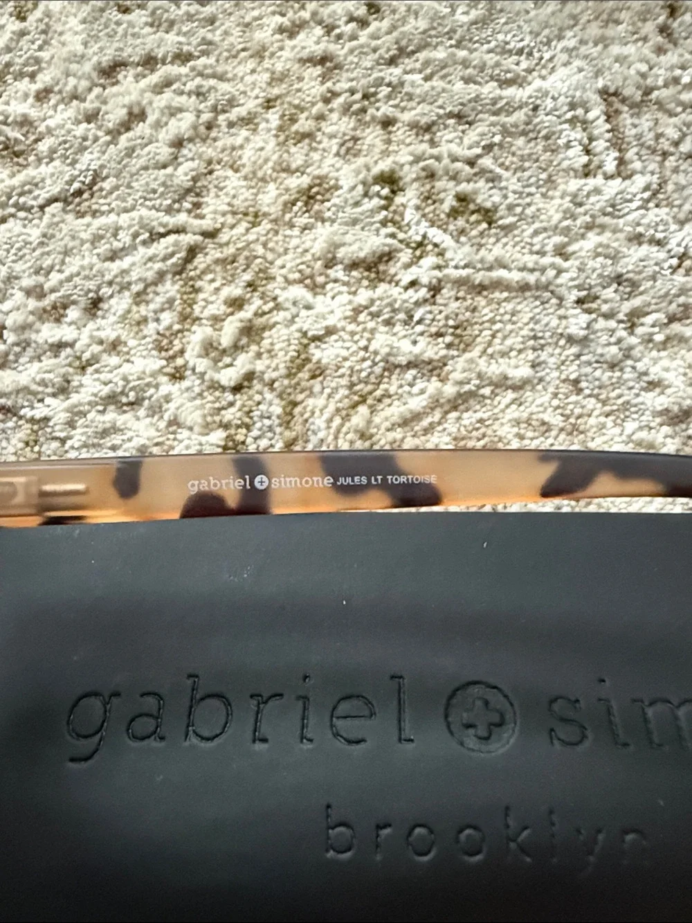 Gabriel + Simone Jules Light  Tortoiseshell Eyeglasses